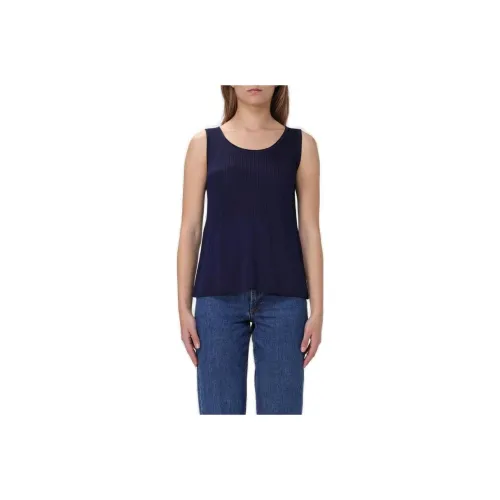 A.P.C Sleeveless Ribbed Knitted Top