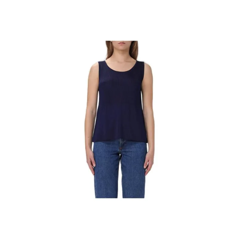 A.P.C Sleeveless Ribbed Knitted Top-0