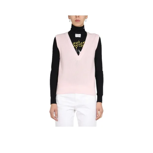 RAF SIMONS Tank Tops Women's Light Pink