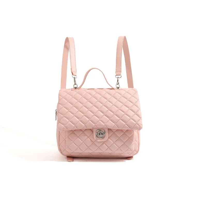Jade En Plus PU Backpack Regular Women's Milk White/Princess Pink-4