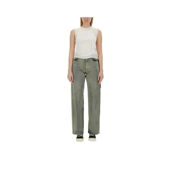 Rick Owens DRKSHDW Cut Out Crewneck Sleeveless Top
