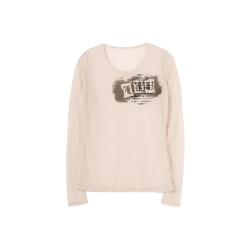 Yohji Yamamoto T Shirt Women's Light Umber-0
