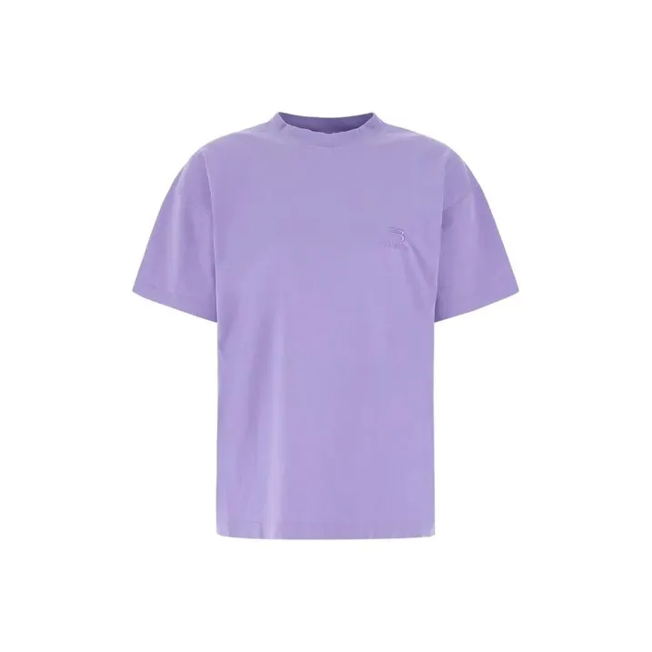 Balenciaga Medium Fit T Shirt 'Light Purple'-0