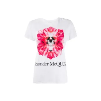 Alexander McQueen T Shirts Women's White
