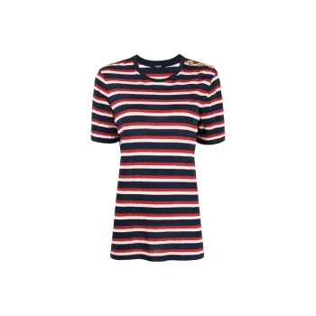 BALMAIN T-Shirts Women's Red