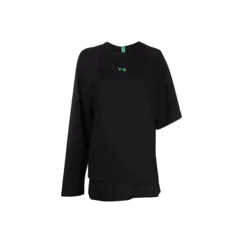 Y 3 One Sleeve Layered Top