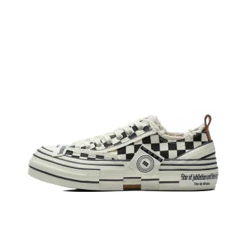 Star By Wishes Skateboard Shoes Unisex Low Top Black White