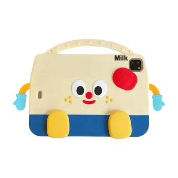 Wei Xin Fun Milk Box Compatibility With IPad Pro Mini 6/iPad Air 7 Tablet Protective Cases