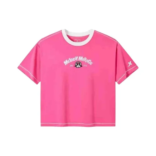 XTEP Sports Life Collection T Shirt Women's Mountain Eagle Red