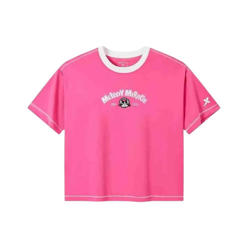 XTEP Sports Life Collection T Shirt Women's Mountain Eagle Red-0