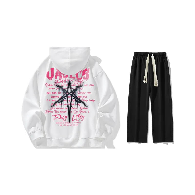 Jaslcs Sweatshirt Sets Unisex-4