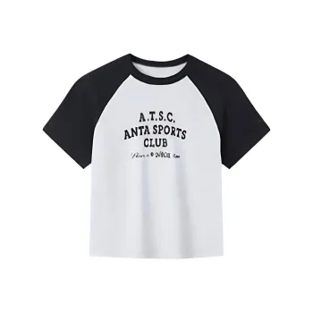 Anta Life Collection T-Shirt Women's Gray Heather Gray/Basic Black