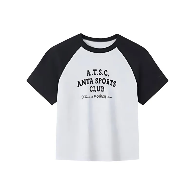 Anta Life Collection T Shirt Women's Gray Heather Gray/Basic Black-0