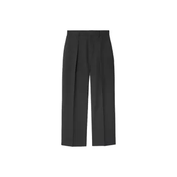 Burberry Casual Pants Men's Gray Black