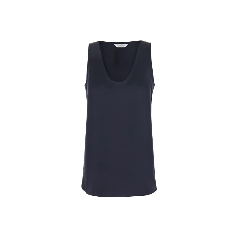 MaxMara Filly Sleevelvess Top-0
