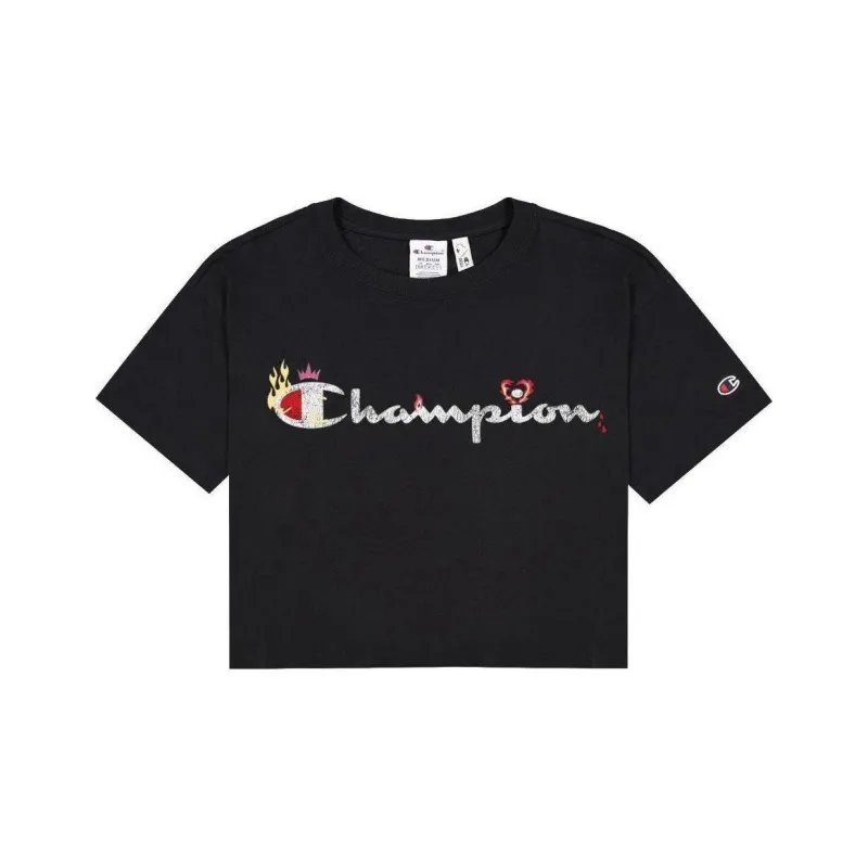 Champion T-Shirts Women's Black-0