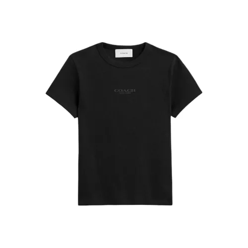COACH T Shirts Women's Black
