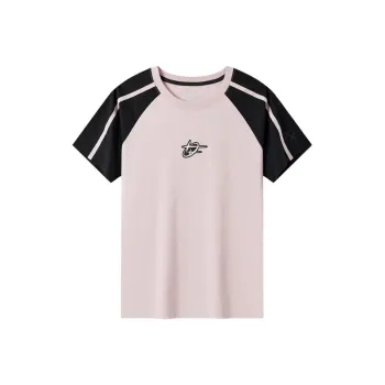 XTEP T Shirt Women's Starry Moon Pink/Jet Black