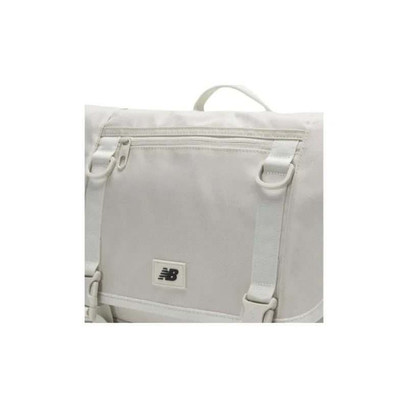 New Balance Nylon Shoulder Bag, Crossbody Bag, Handbag Medium Size Unisex Cream-3