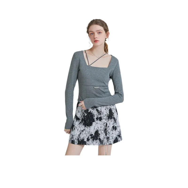FOREVER 21 Crop Tops Women's Gray-0