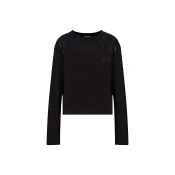 EMPORIO ARMANI EA7 Regular T Shirt Women's Black