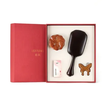 Lang Wind Fan Feather Set Massage Scalp Meridians