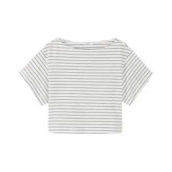Hacikis T-Shirt Women's Nautical Stripes