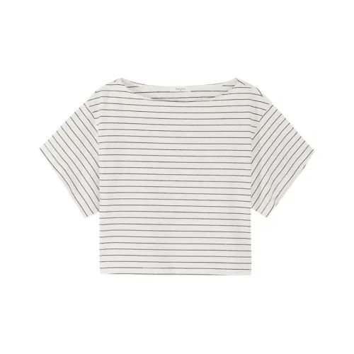 Hacikis T Shirt Women's Nautical Stripes