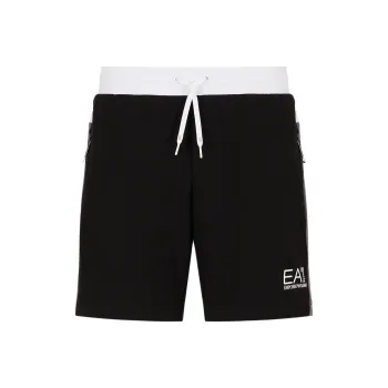 EMPORIO ARMANI EA7 SS24 Casual Shorts Men's Black