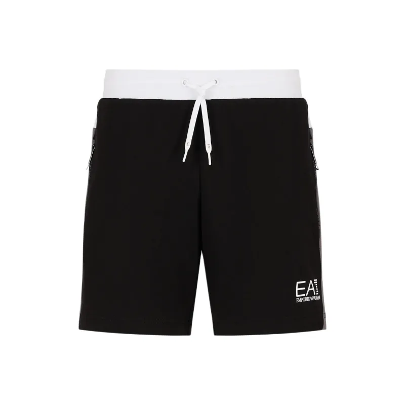 EMPORIO ARMANI EA7 SS24 Casual Shorts Men's Black-0