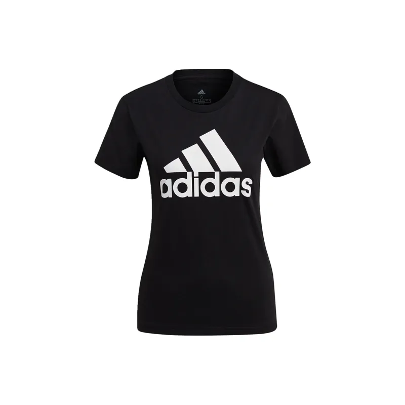 adidas Women's Essentials Logo Tee Black-0