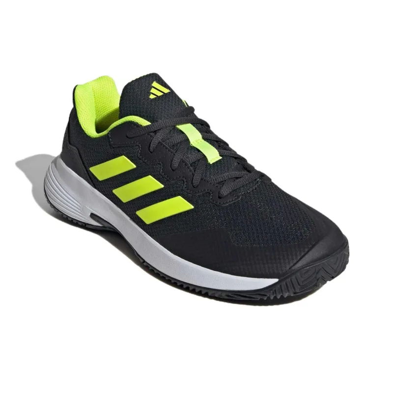 Adidas GameCourt 2.0 'Carbon Lucid Lemon'-2
