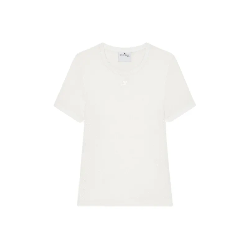 COURREGES Mesh T shirt-0