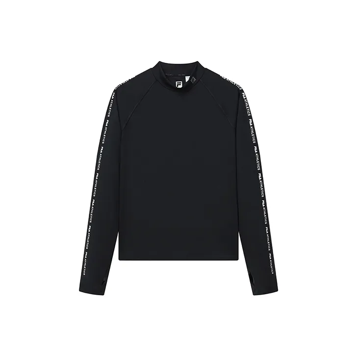 FILA Raglan Sleeve T-Shirt Women's Pitch Black-0