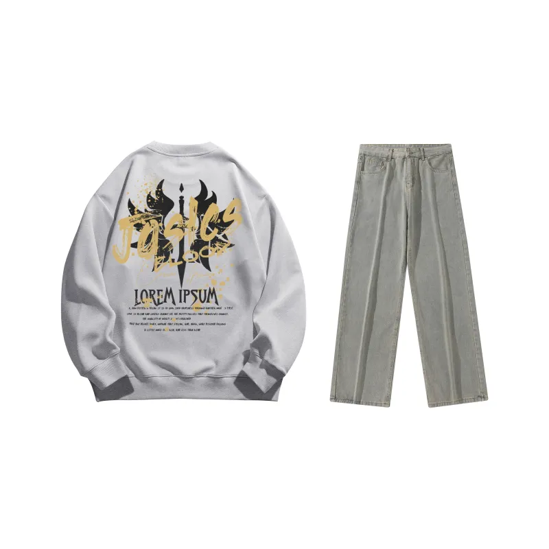 Jaslcs Sweatshirt Sets Unisex-8