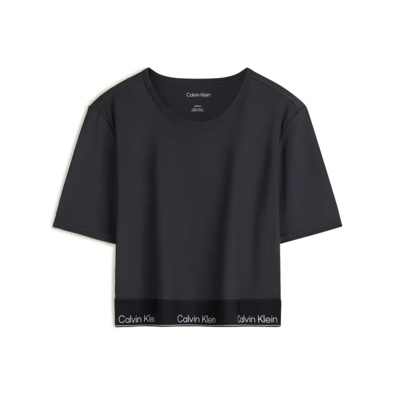 Calvin Klein Logo waistband Crop Top-5