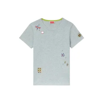 KENZO Embroidered Cotton T shirt
