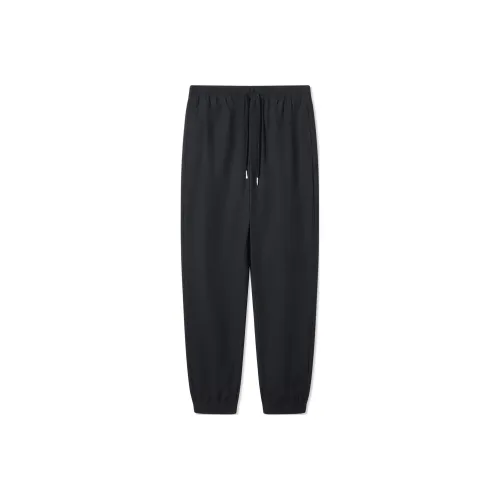 Cabbeen Casual Pants Men Coal Black 01