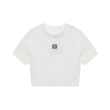 LOEWE 2000s Anagram embroidered T shirt