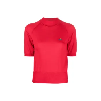 Vivienne Westwood Crop Tops Women's Red