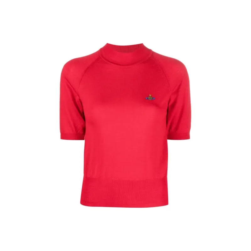 Vivienne Westwood Crop Tops Women's Red-0