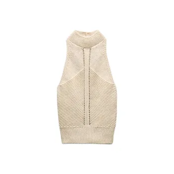 ZARA Tank Top Women's Light Beige