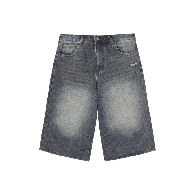Mmlg Denim Shorts Unisex Blue-0