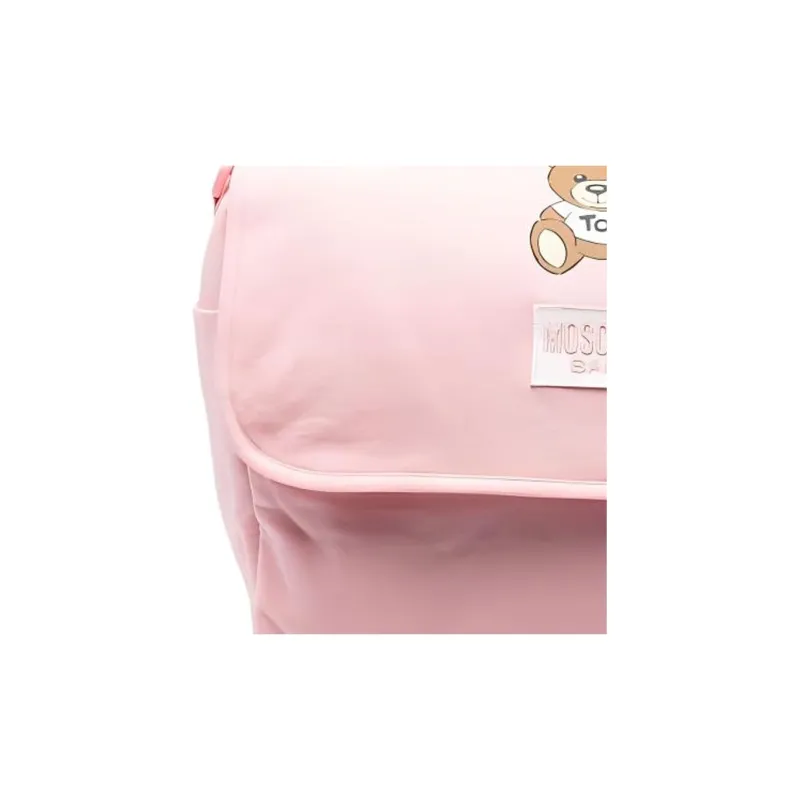 MOSCHINO Cotton Crossbody Bags Shoulder Bags Unisex Light Pink-3