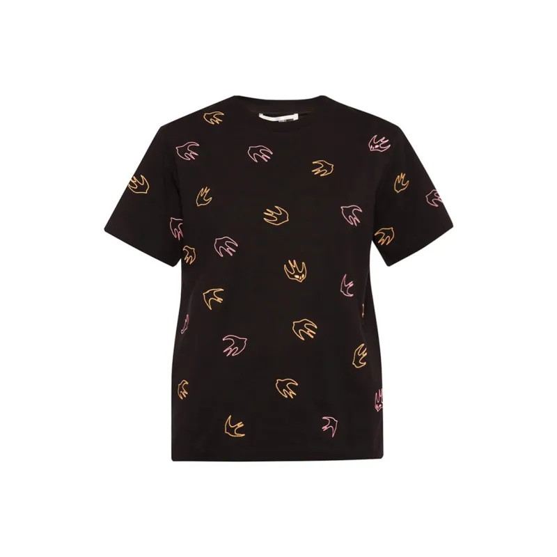 McQ Alexander McQueen T Shirts Women's Black-0