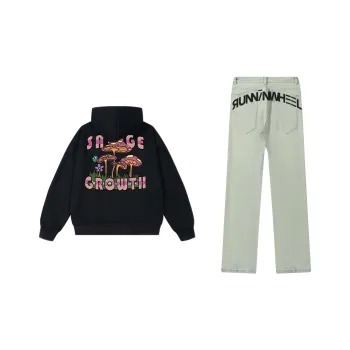 RUNNINWHEEL Sweatshirt Sets Unisex