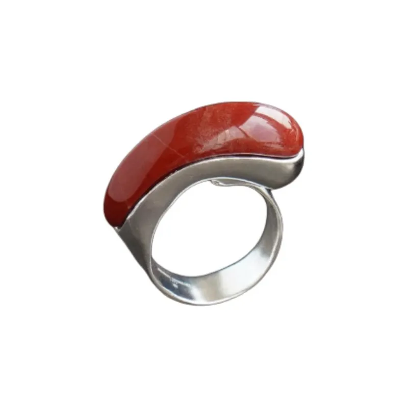 FOUNDRY BOUNDARY 925 Sterling Silver White Gold Plated Rings Unisex Gold/Silver-2