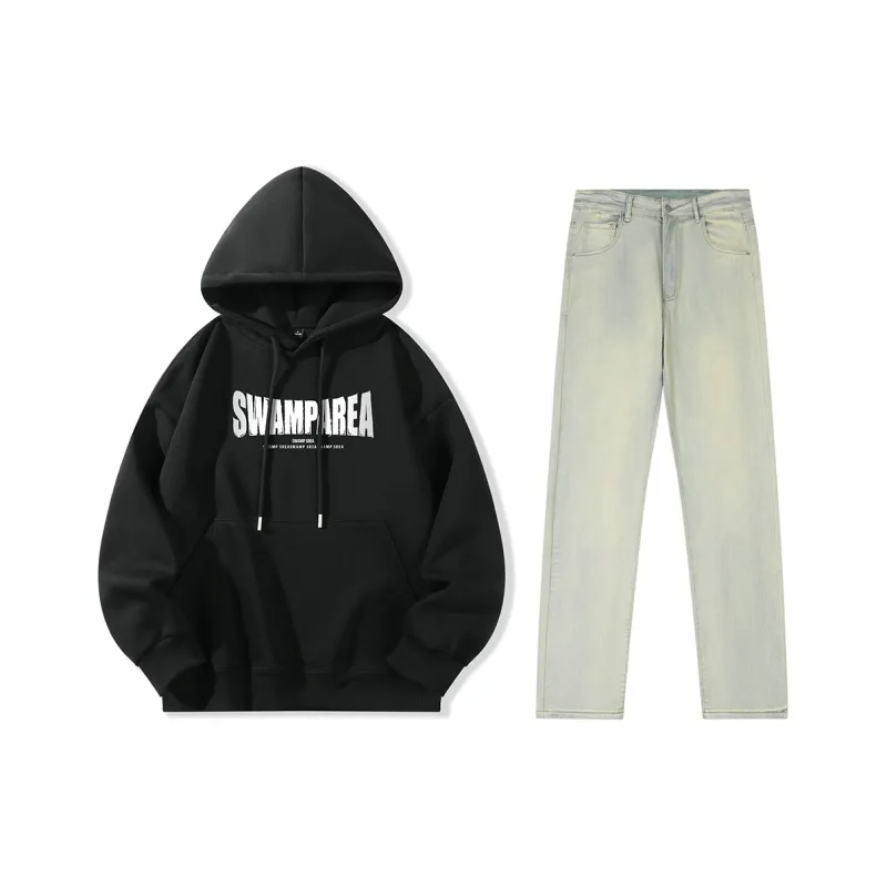 SWAMP AREA Sweatshirt Set Unisex-3