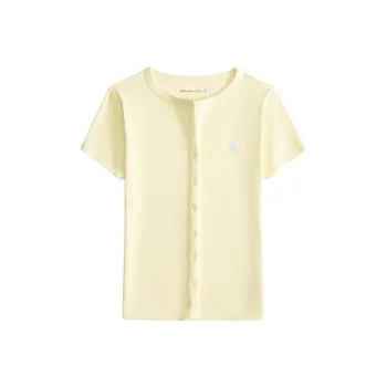 Abercrombie＆Fitch T Shirt Women's Yellow