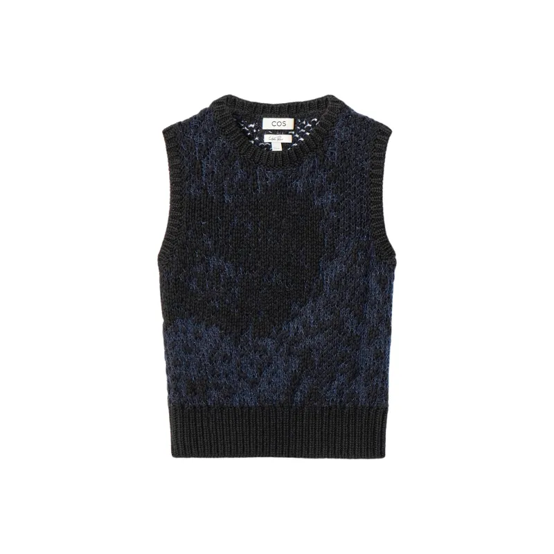COS Chris Perani Collaboration Tank Tops Women's Navy Blue-0